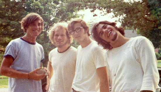 Bruce Foster, Terry Good, Doug Peabody and Louie Chaconas 1970 (photo by Boo)