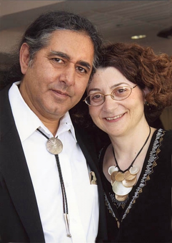 Lloyd Wolf with his partner Ruth STromberg