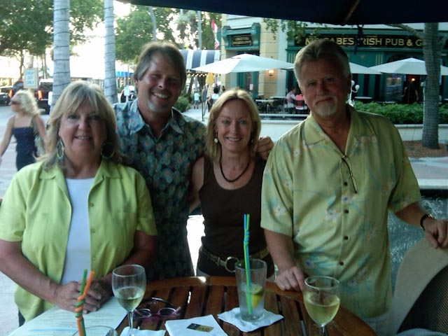 Boo, Dorcas and spouses hooked up in Naples, FL on 9/1/10 for dinner.